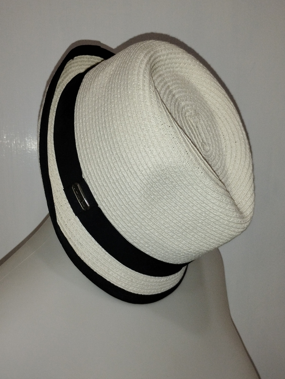 SUN N SAND WHITE STRAW FEDORA